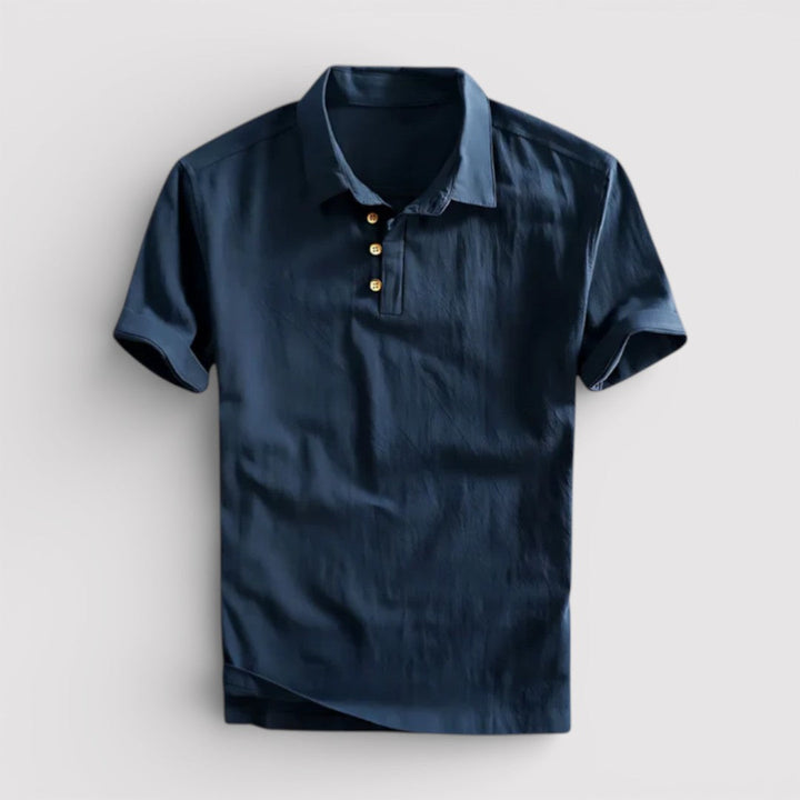 Raphael™ | Elegantes Poloshirt mit Dreiknopfleiste