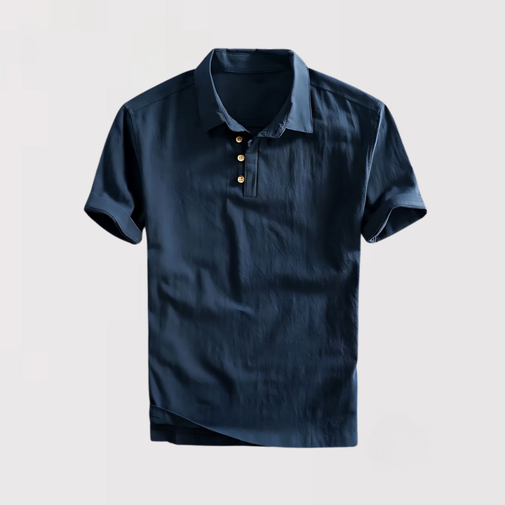 Bertram™ | Sommer-Poloshirt mit natürlicher Textur