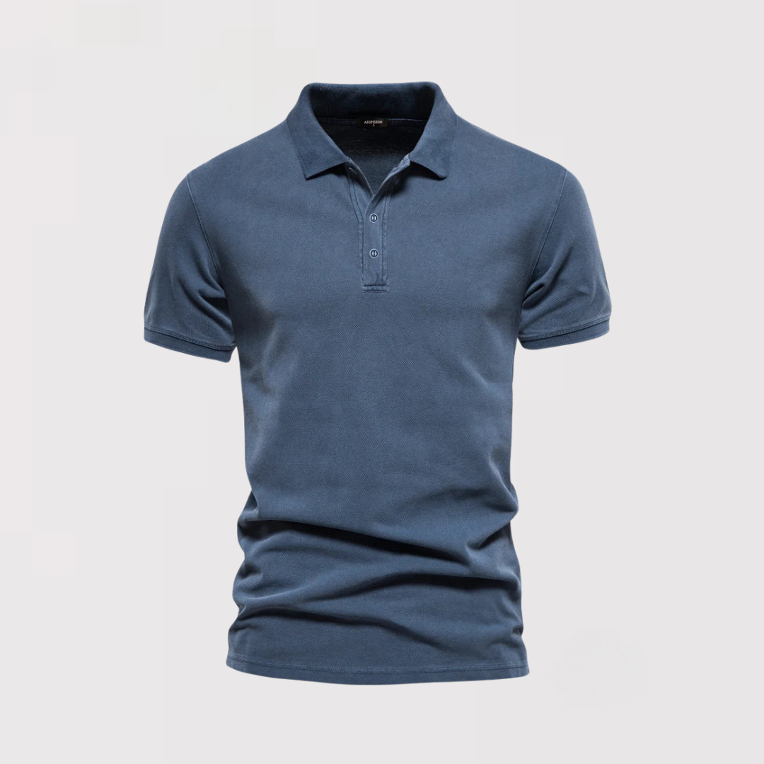 Linus™ | Poloshirt mit softer Waschung
