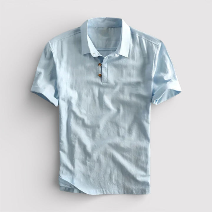 Raphael™ | Elegantes Poloshirt mit Dreiknopfleiste