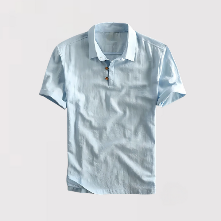 Bertram™ | Sommer-Poloshirt mit natürlicher Textur