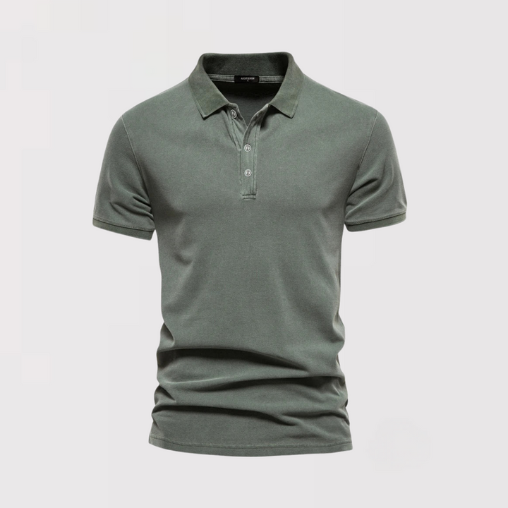 Linus™ | Poloshirt mit softer Waschung