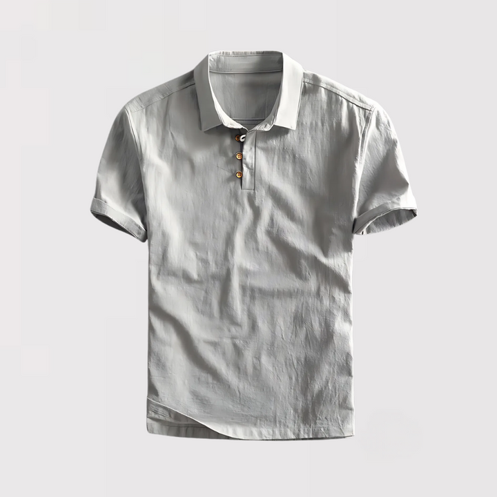 Bertram™ | Sommer-Poloshirt mit natürlicher Textur