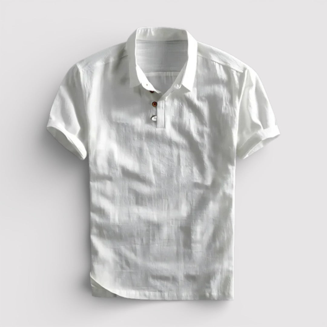 Raphael™ | Elegantes Poloshirt mit Dreiknopfleiste