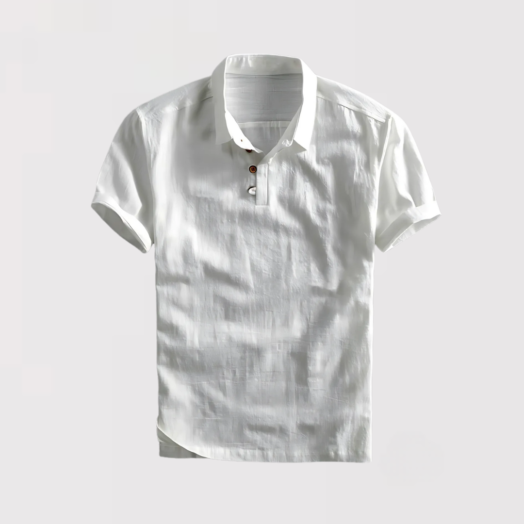 Bertram™ | Sommer-Poloshirt mit natürlicher Textur