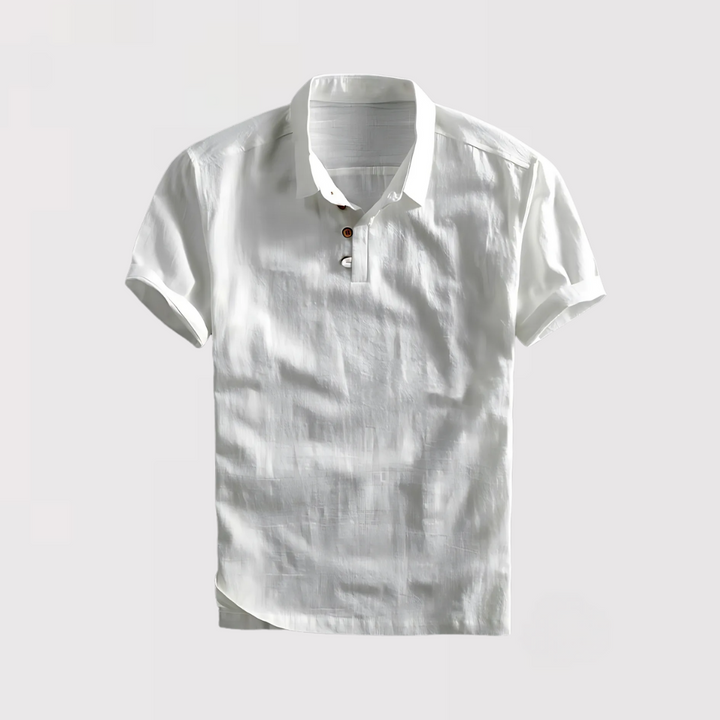 Bertram™ | Sommer-Poloshirt mit natürlicher Textur