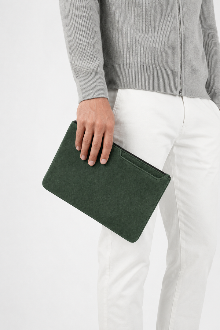 Kilian™ | Dunkelgrüne Clutch-Tasche