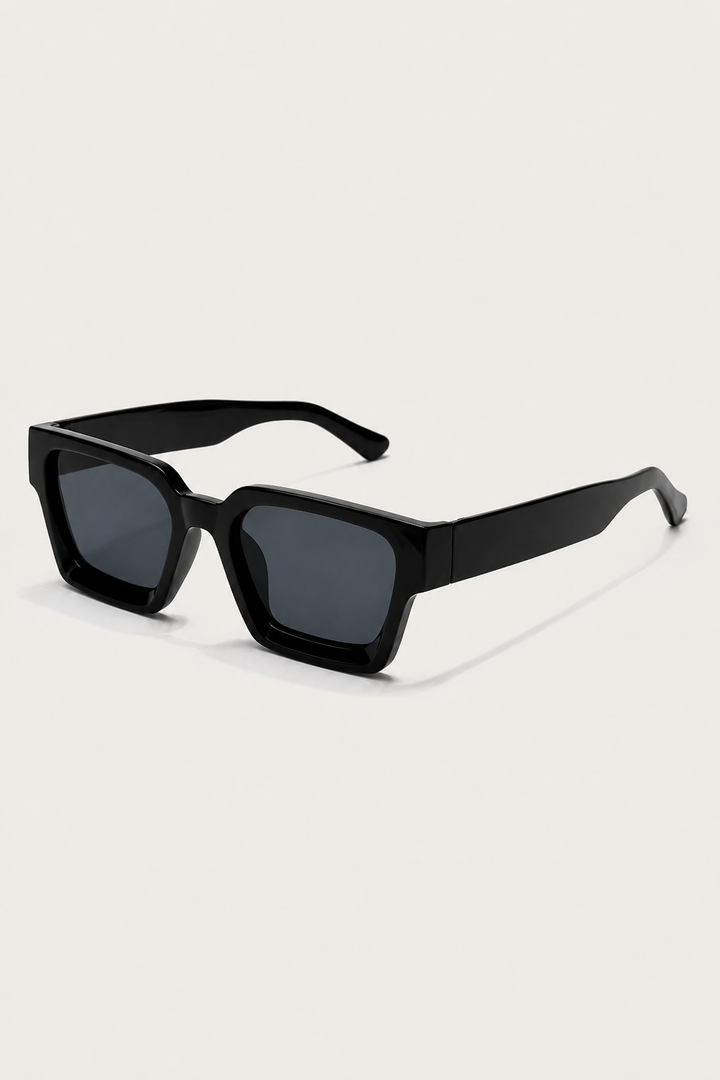 Kasimir™ | Schwarze Eckige Sonnenbrille