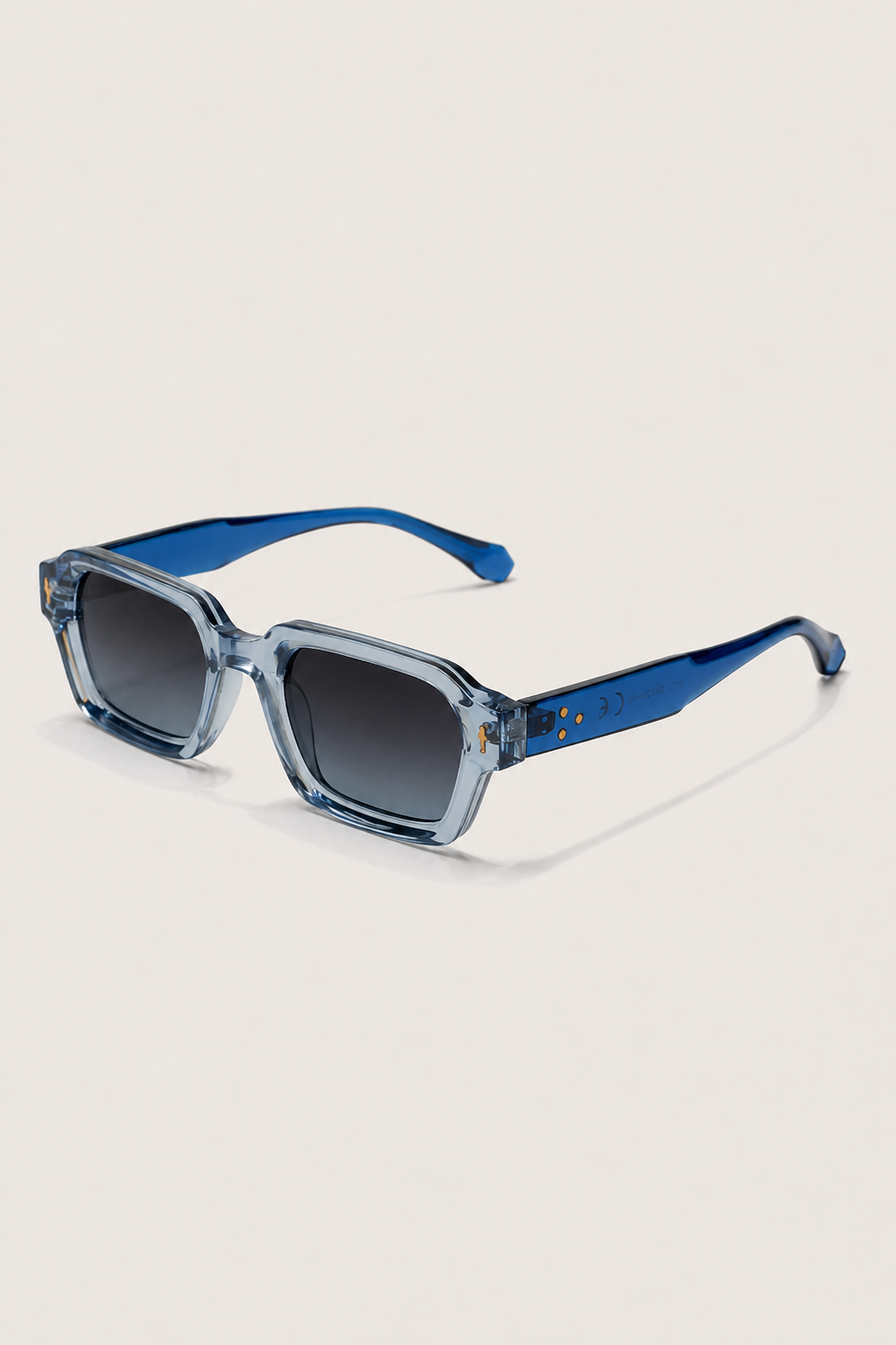 Anton™ | Transparente Blaue Sonnenbrille