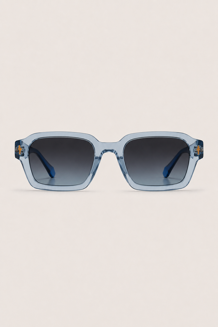 Anton™ | Transparente Blaue Sonnenbrille