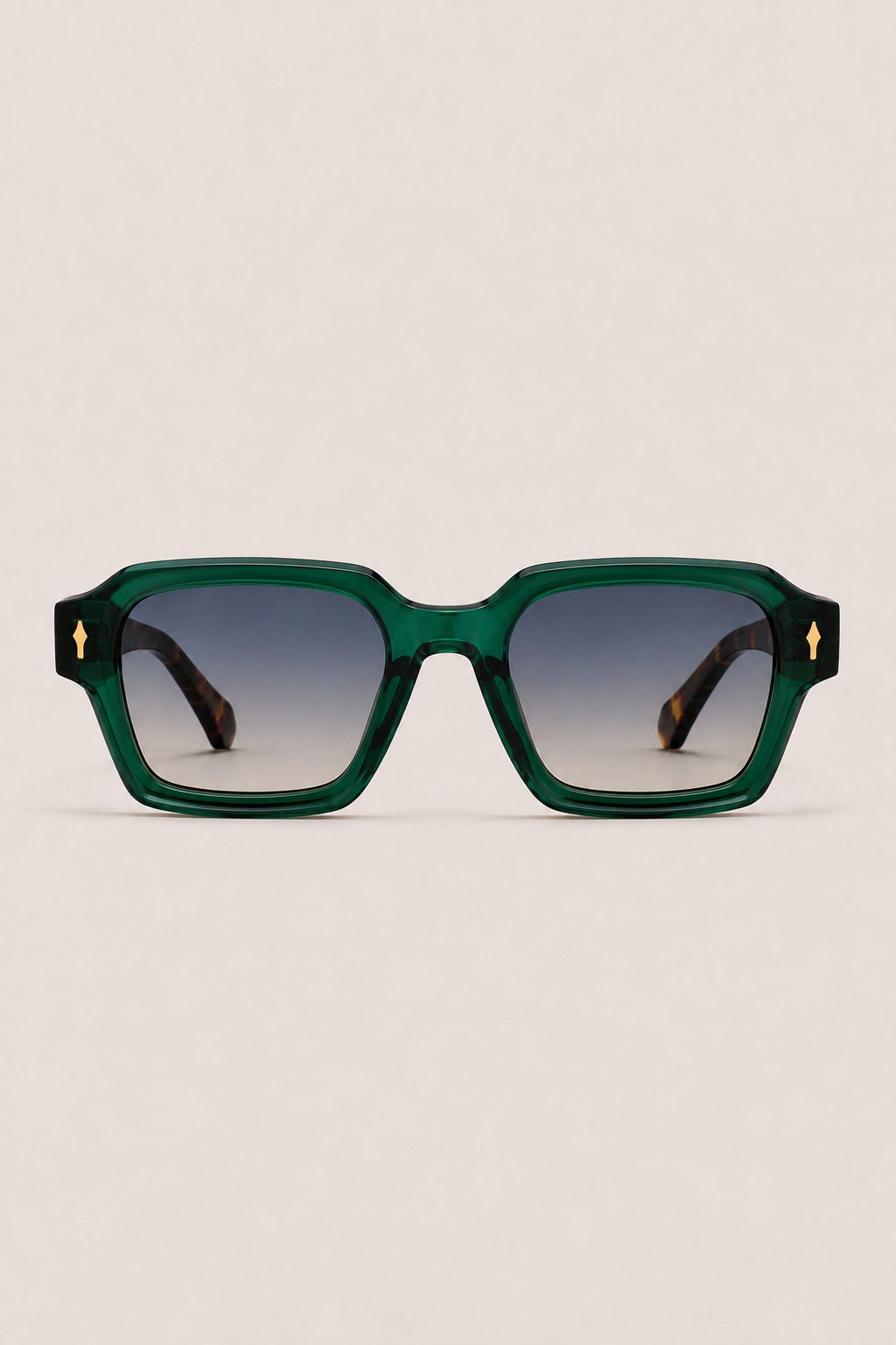 Markus Berlin Herren Sonnenbrille Leopard, Vorderansicht