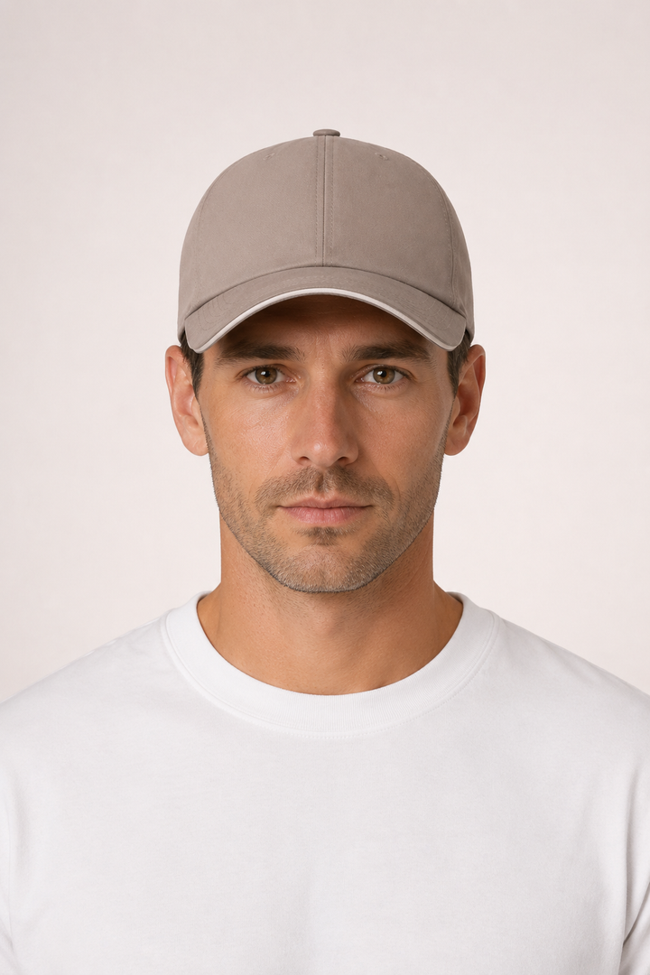 Malte™ | Taupefarbene Kappe