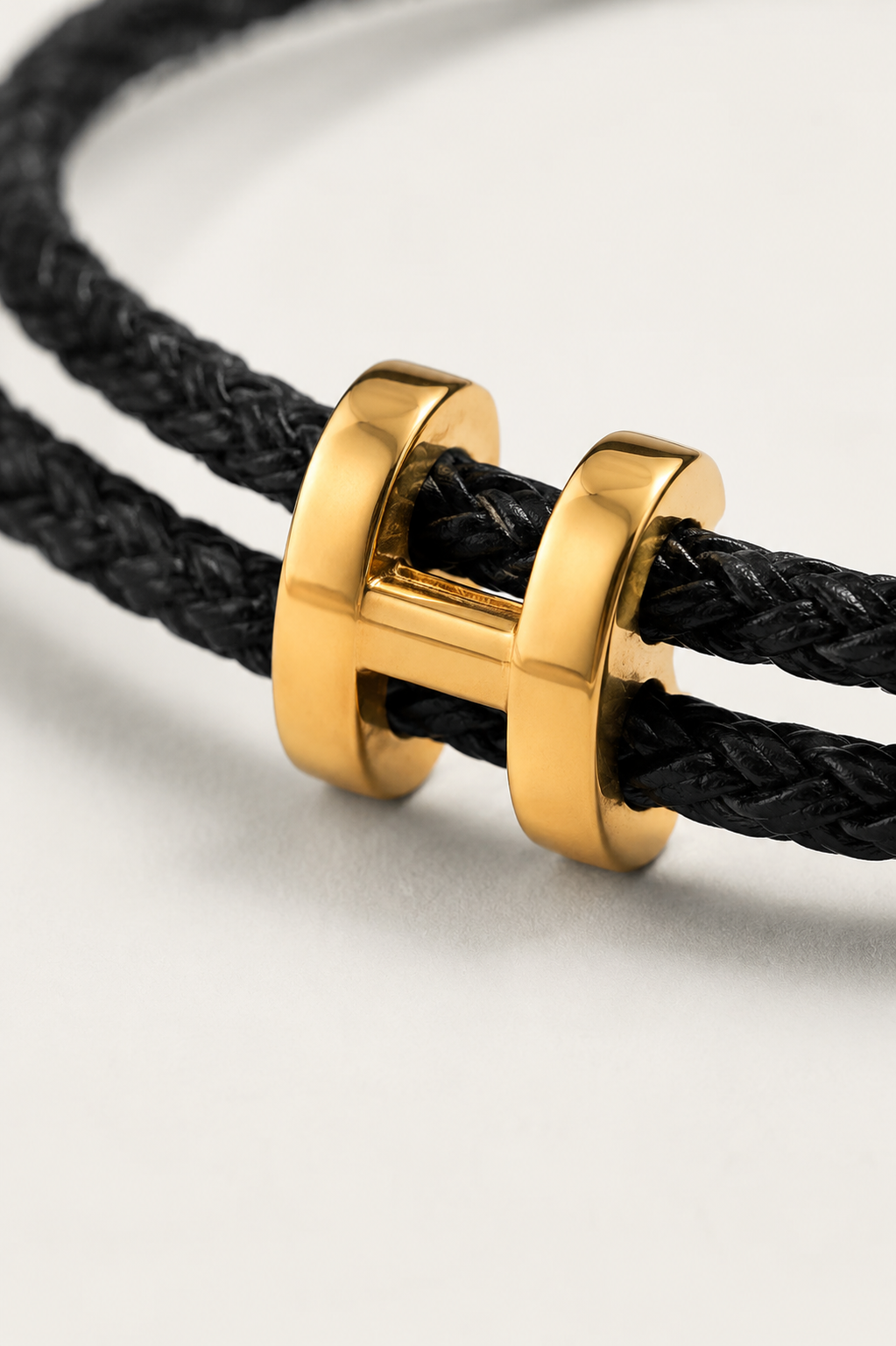 Leopold™ | Schwarz/Gold Geflochtenes Armband