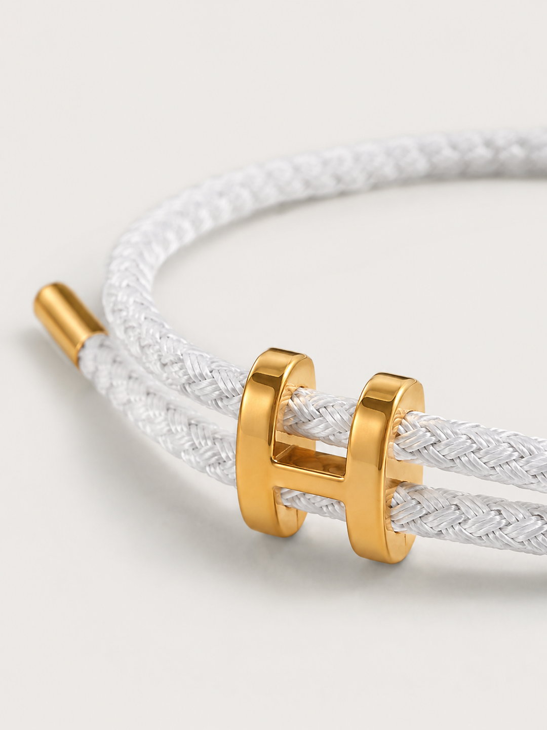 Sebastian™ | Geflochtenes Armband in Weiß und Gold