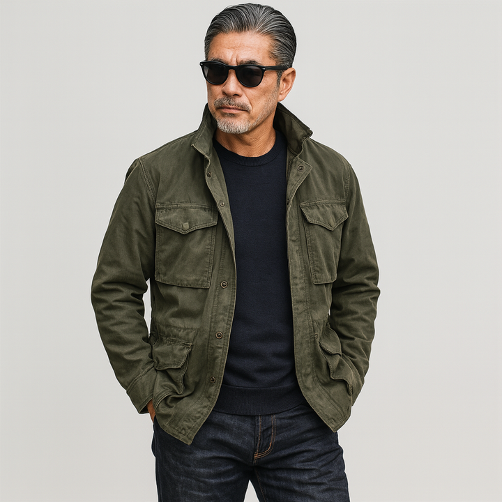Immo™ | Feldjacke im Military-Look