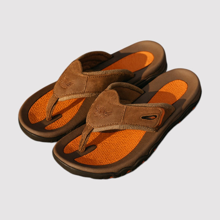 Konrad™ | Komfortable Zehensteg-Sandalen