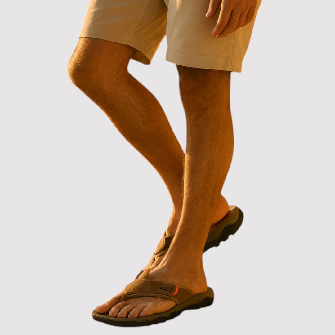 Konrad™ | Komfortable Zehensteg-Sandalen