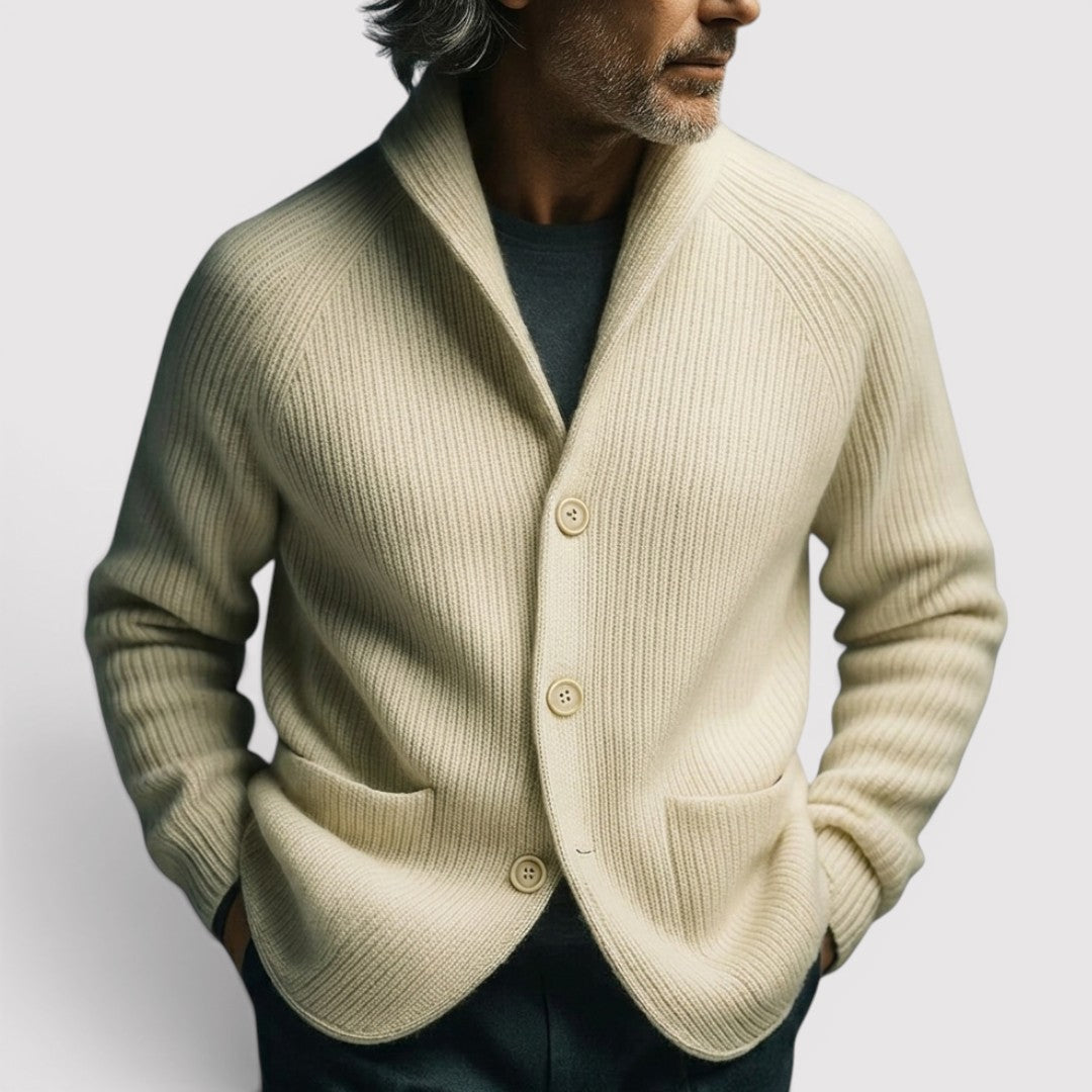 Patrick™ | Cardigan mit weicher Rippstruktur