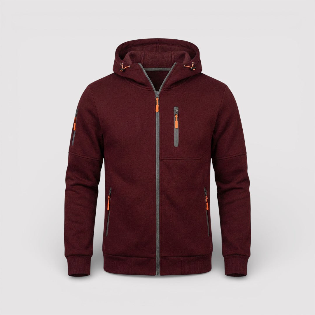 Frederik™ | Atmungsaktiver Zip-Hoodie mit Kapuze
