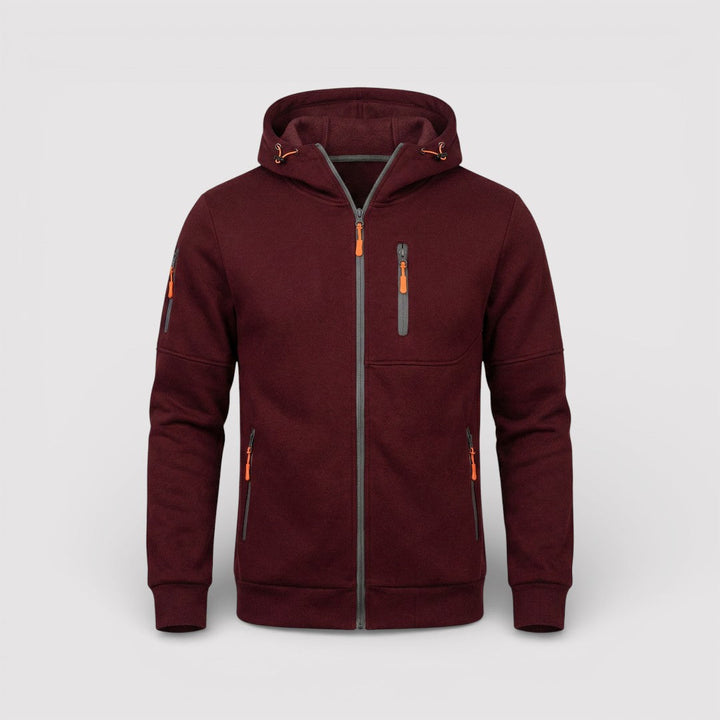 Frederik™ | Atmungsaktiver Zip-Hoodie mit Kapuze
