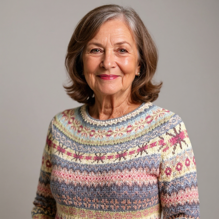 Irmgard™ | Pullover im Norweger-Farbmix