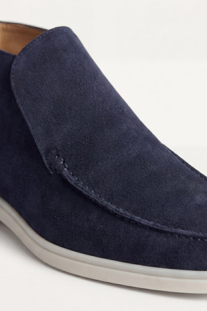 Bastian™ | Hoher Loafer Marineblau