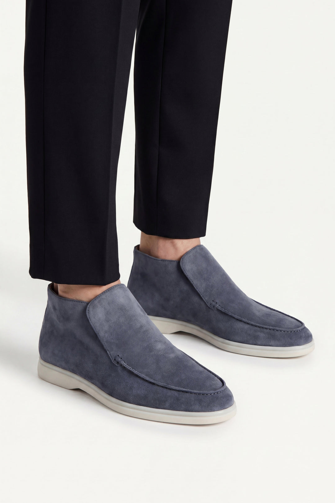 Reinhold™ | Hoher Loafer Blau