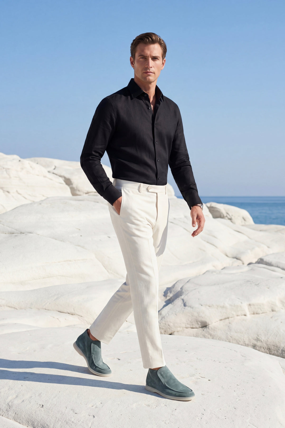 Renzo™ | High-Top-Loafer Mintgrün