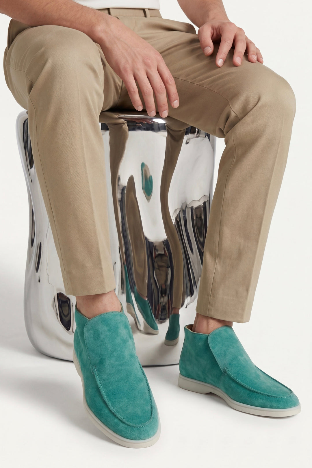 Norbert™ | Hoher Loafer Türkis