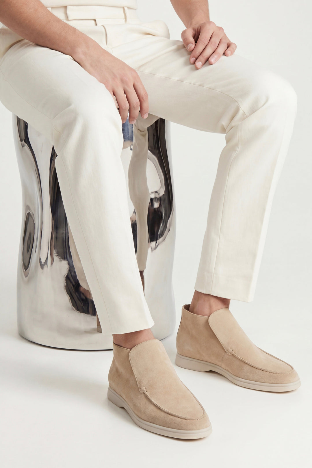 Marcel™ | Hoher Loafer Beige