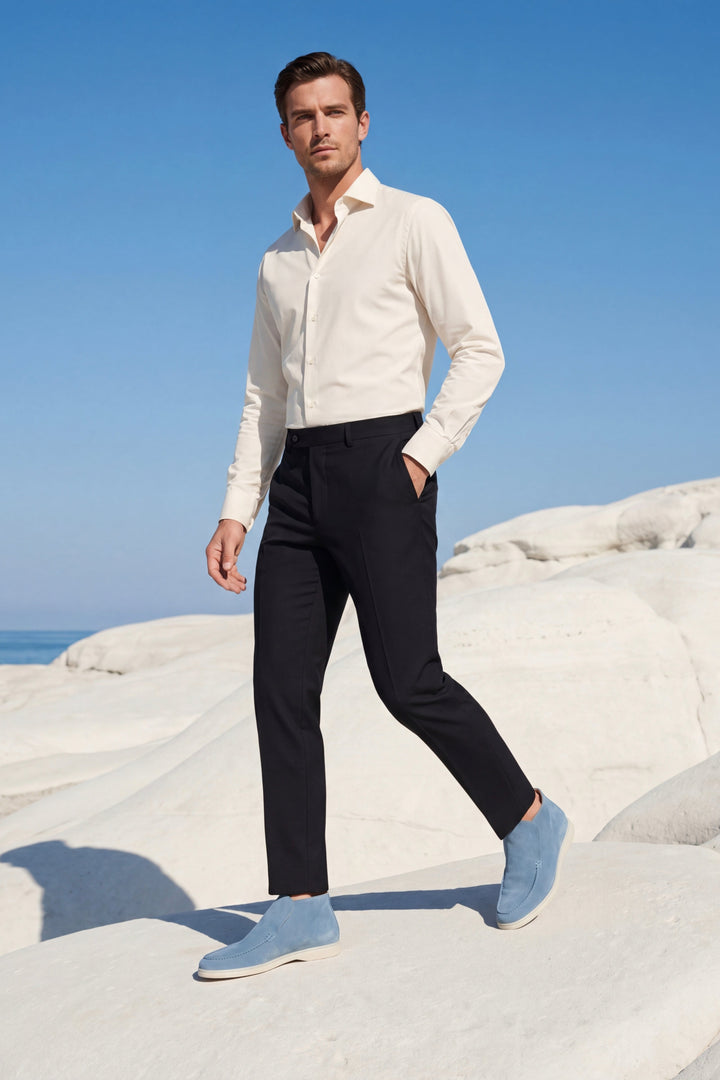 Marcello™ | High-Top-Loafer Himmelblau