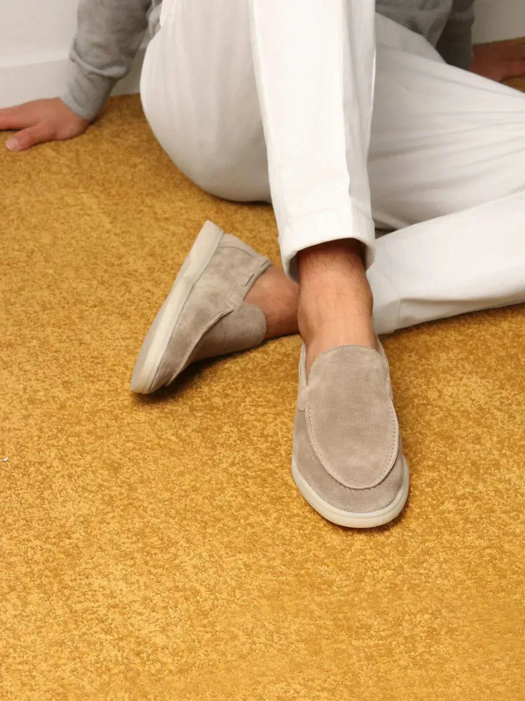 Tobias™ | Klassischer Loafer Hellgrau