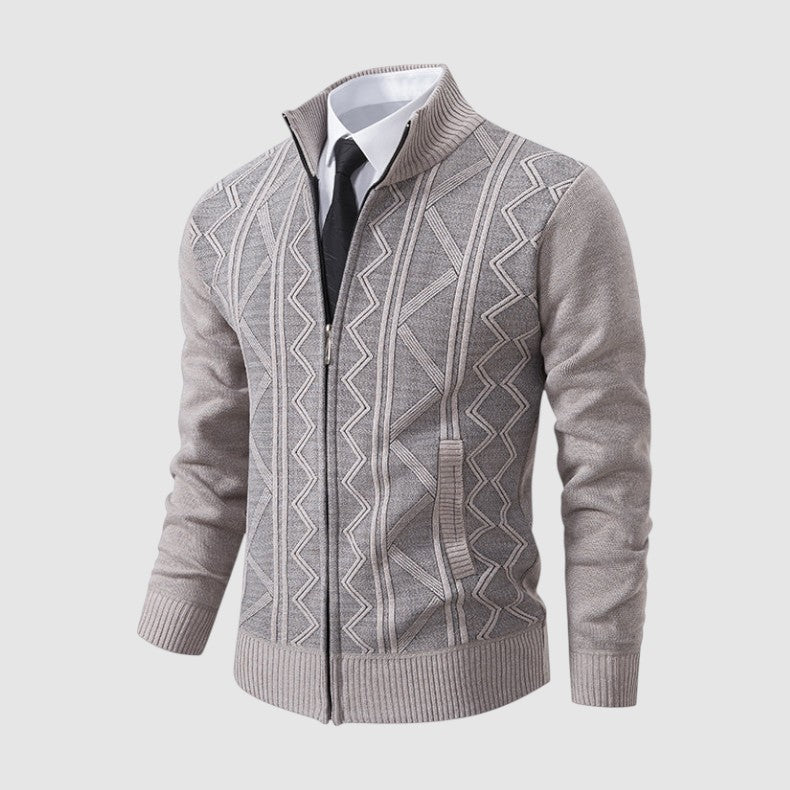 Selim™ | Strickjacke mit geometrischem Muster