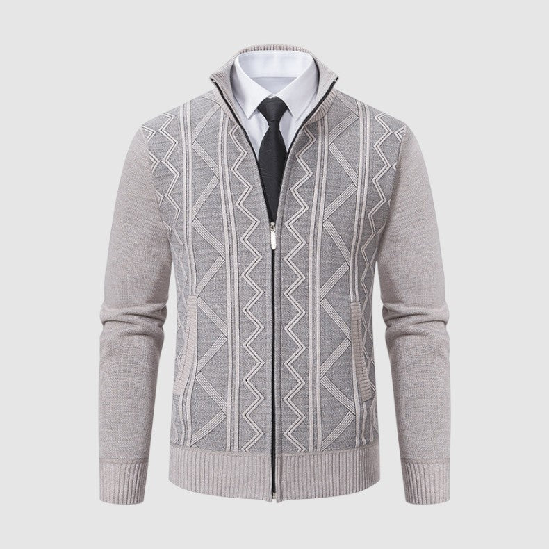 Selim™ | Strickjacke mit geometrischem Muster