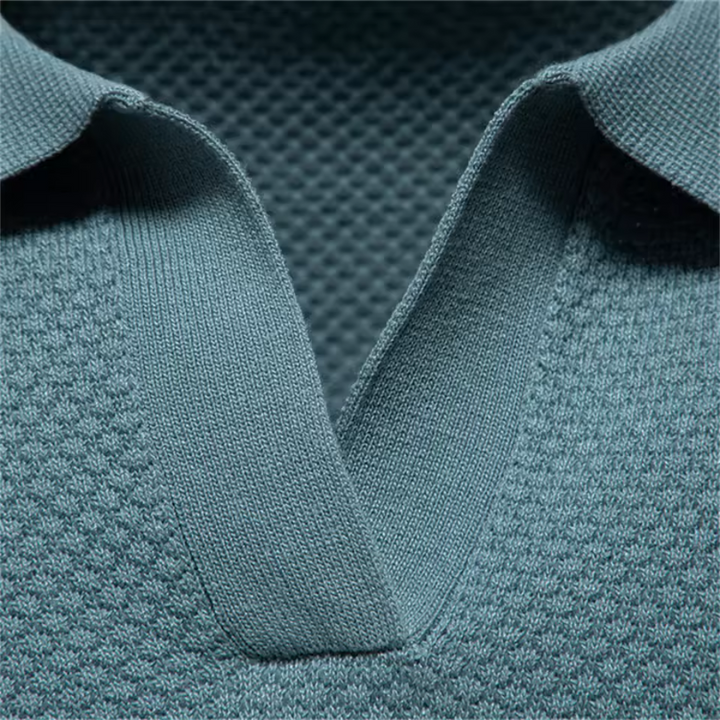 Gottlieb™ | Poloshirt ohne Knopfleiste
