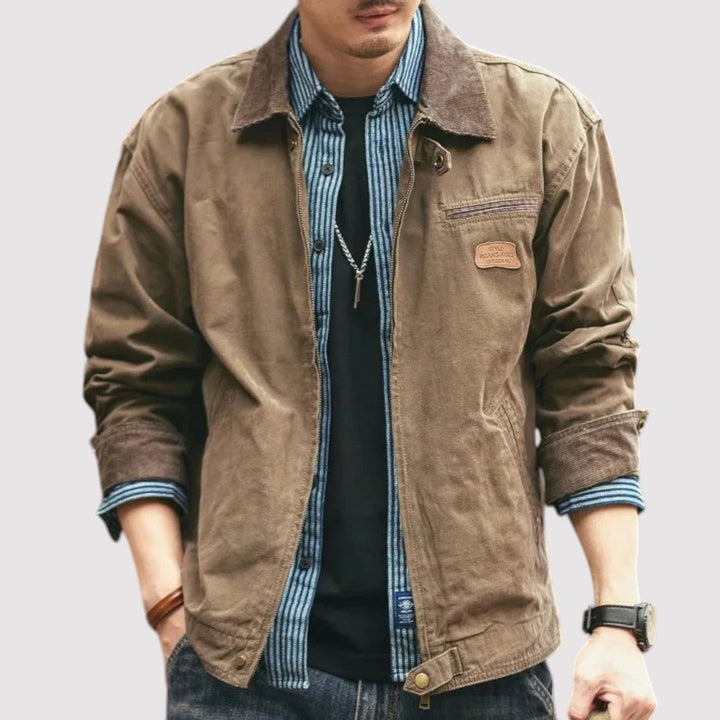 Reimund™ | Vintage-Cargojacke mit Kontrastdetails