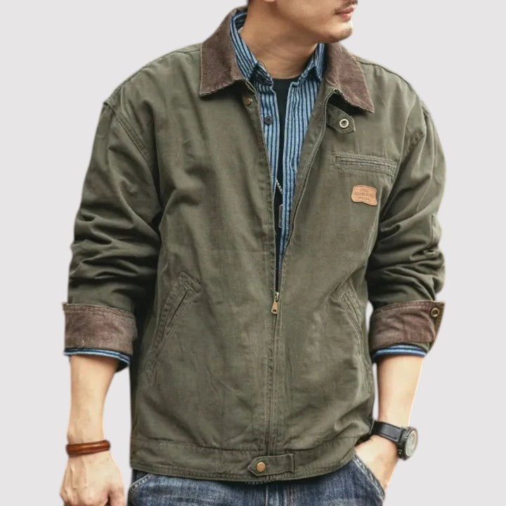 Reimund™ | Vintage-Cargojacke mit Kontrastdetails