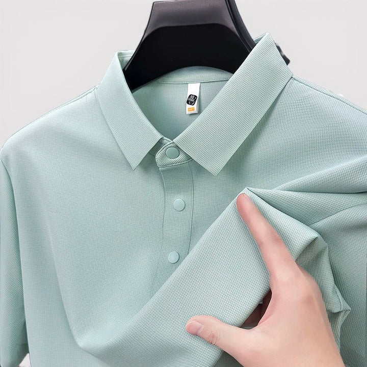 Arne™ | Poloshirt mit wabenartiger Struktur