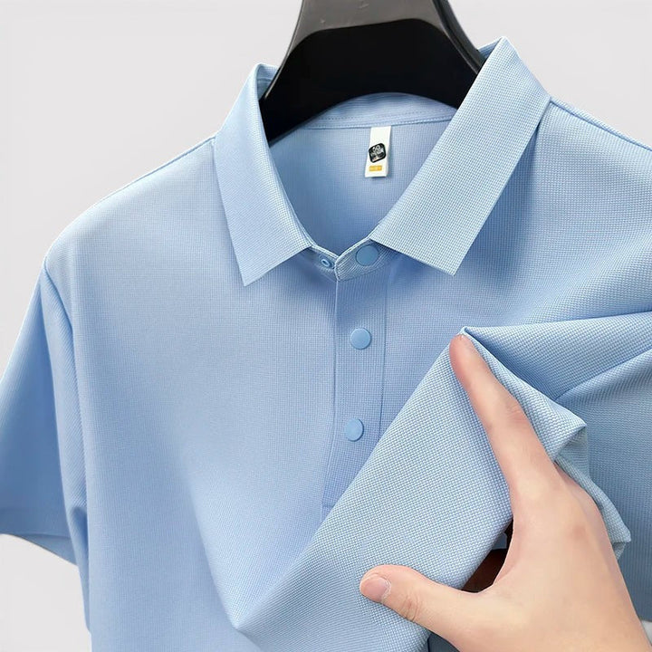 Arne™ | Poloshirt mit wabenartiger Struktur