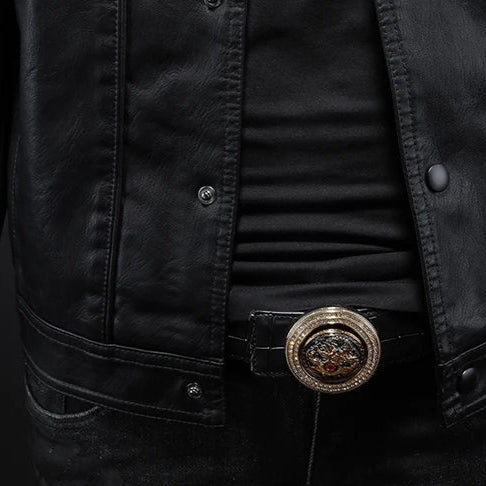 Lennart™ | Jacke mit Kragen und Knopfleiste