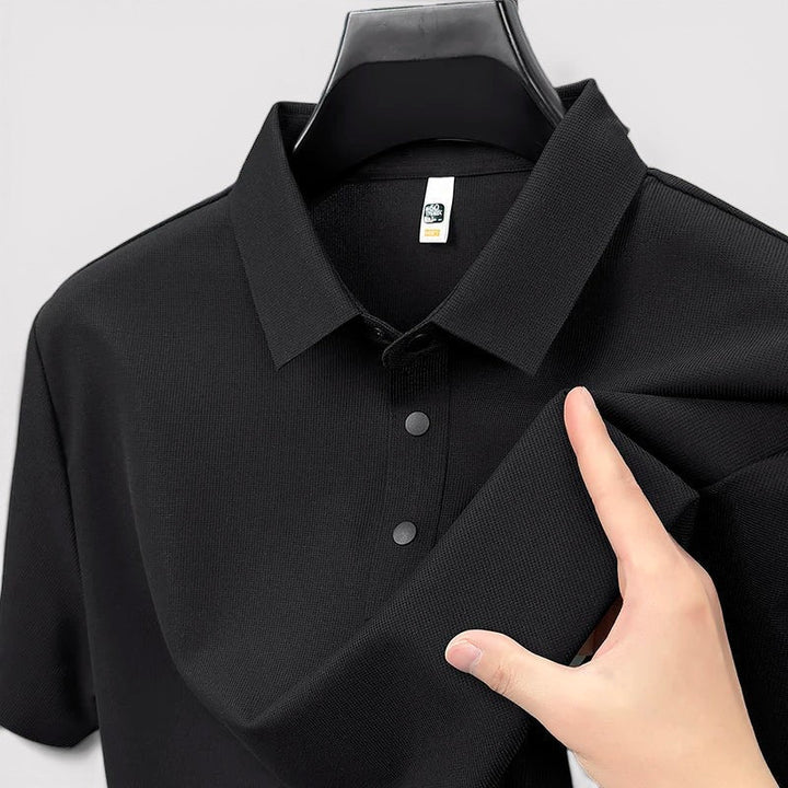 Arne™ | Poloshirt mit wabenartiger Struktur