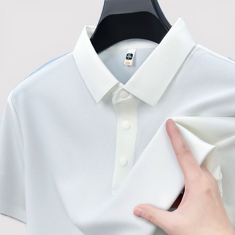 Arne™ | Poloshirt mit wabenartiger Struktur