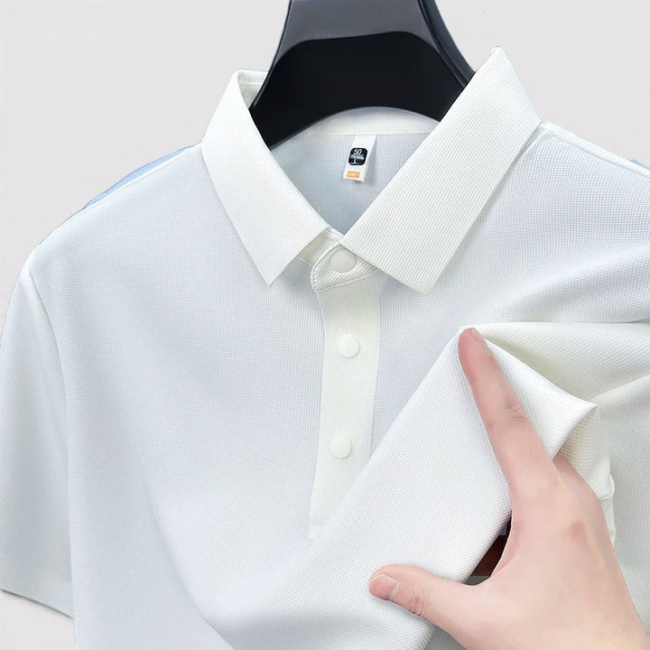 Arne™ | Poloshirt mit wabenartiger Struktur