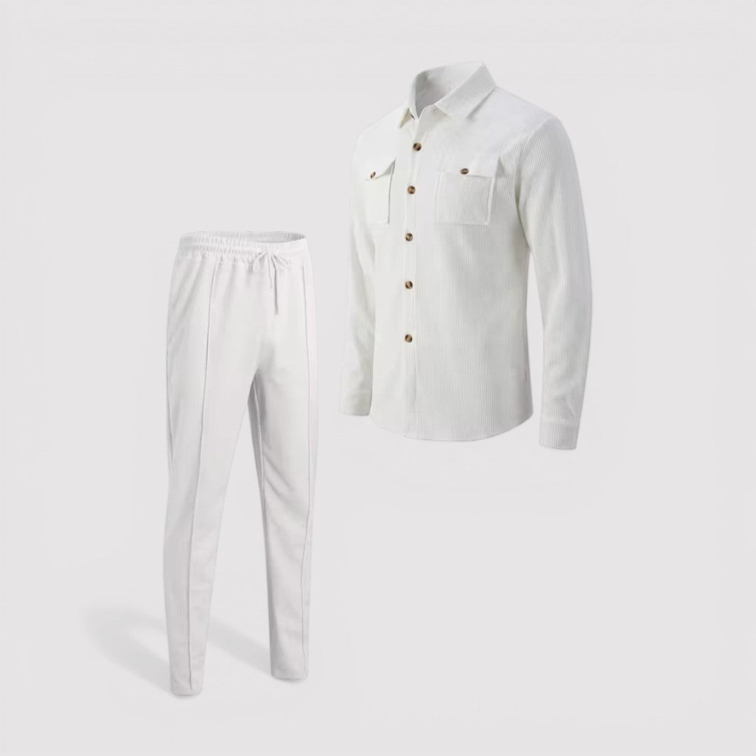 Sten™ | Hemd-Hosen-Set mit Wabenstruktur