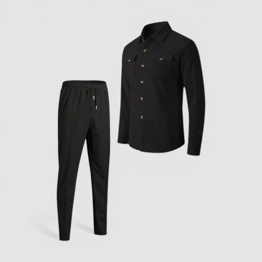 Sten™ | Hemd-Hosen-Set mit Wabenstruktur