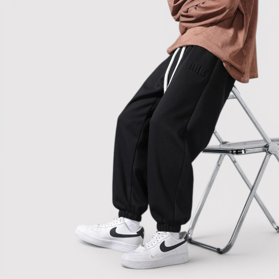 Hendrik™ | Stretch-Jogger mit Ripp-Bündchen