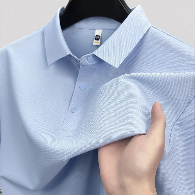 Arne™ | Poloshirt mit wabenartiger Struktur