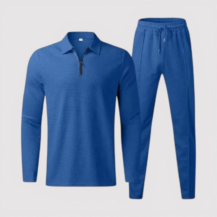 Lennard™ | Half-Zip-Set mit Polokragen