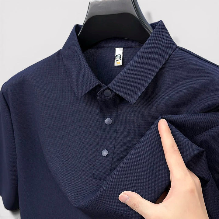 Arne™ | Poloshirt mit wabenartiger Struktur