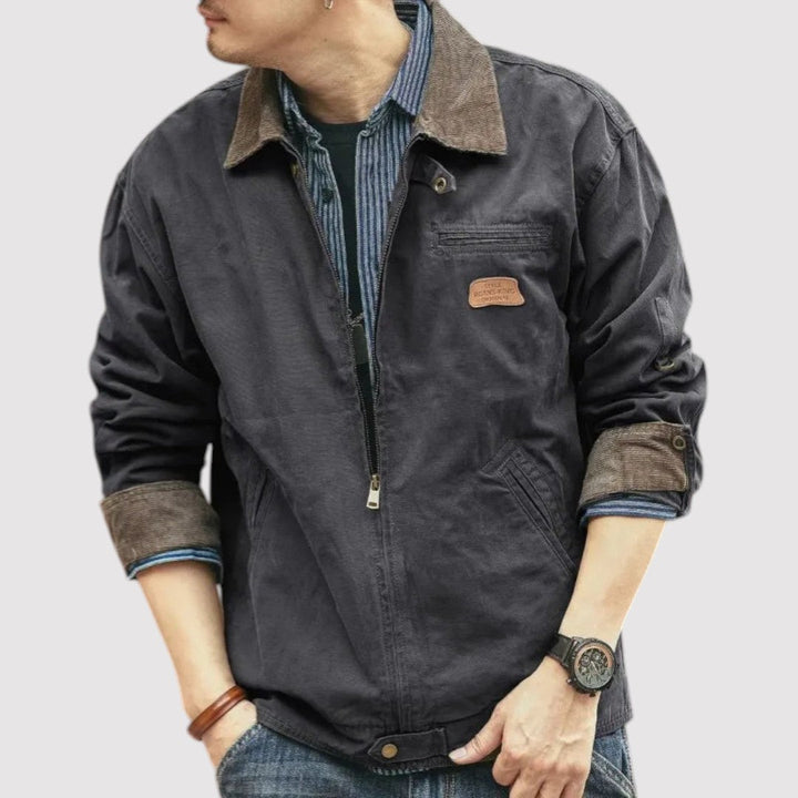 Reimund™ | Vintage-Cargojacke mit Kontrastdetails